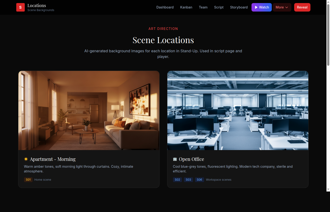 Scene Locations
