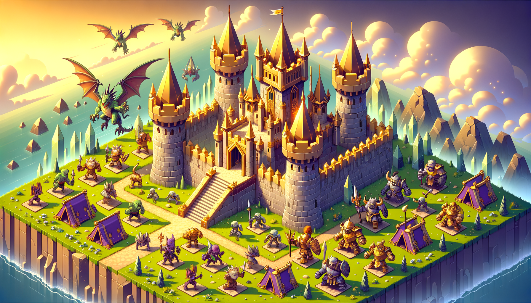 Crystal Siege title screen