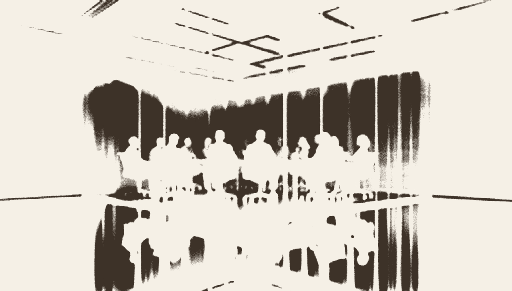 Gyrum — silhouetted figures in a meeting room