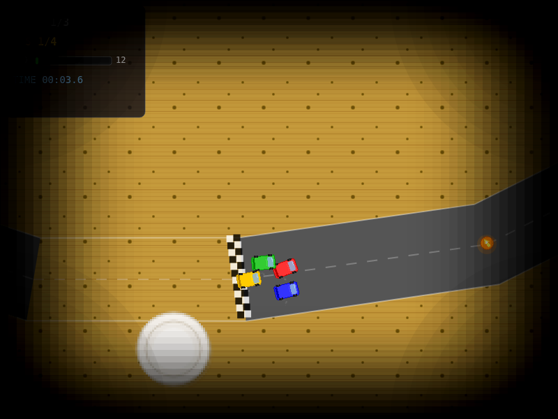 Racing on the track