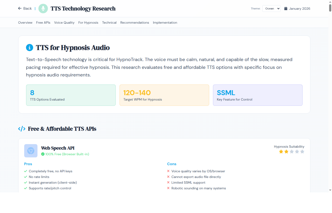 TTS Research