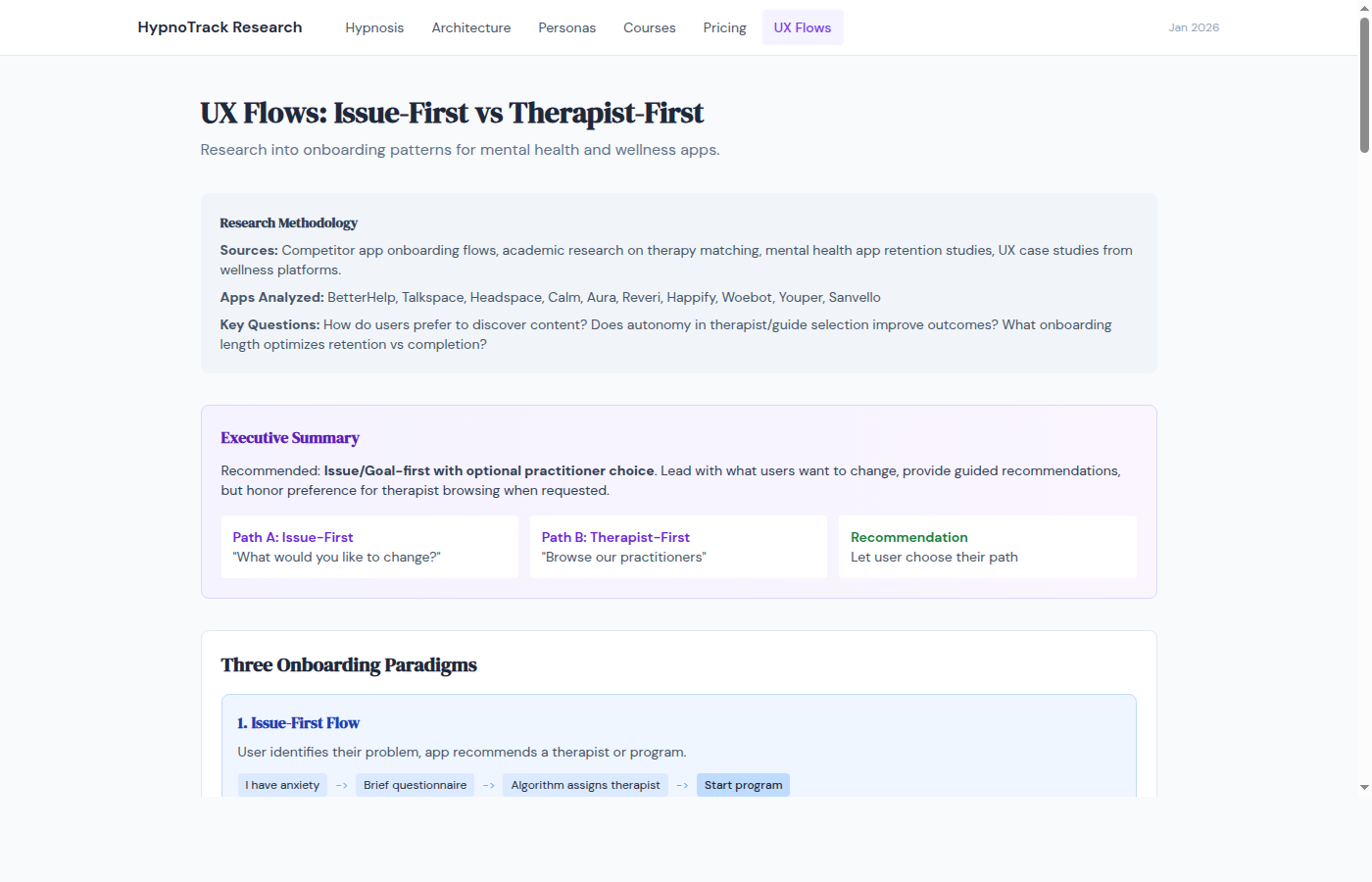 UX Flows