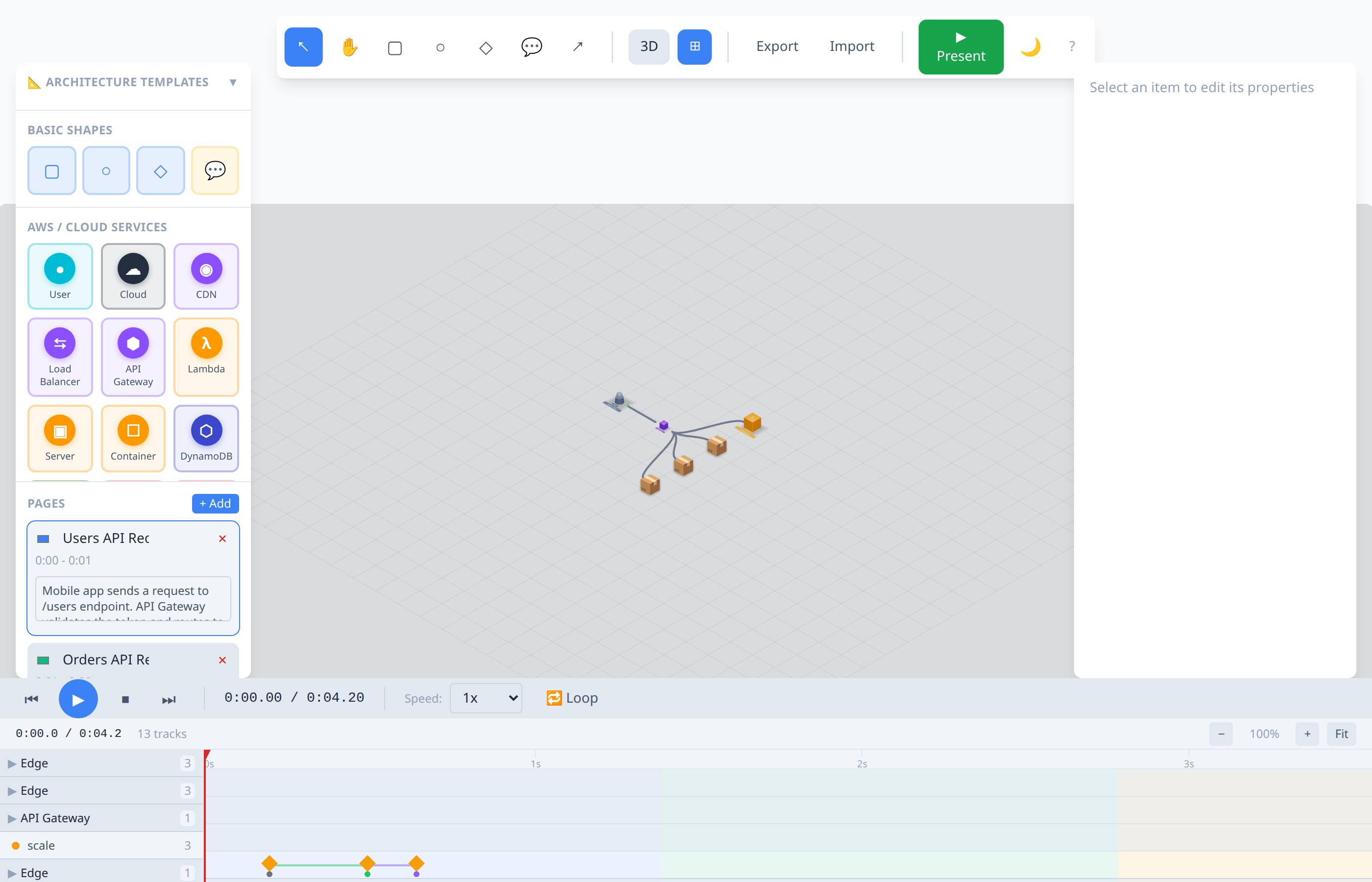 3D Isometric View