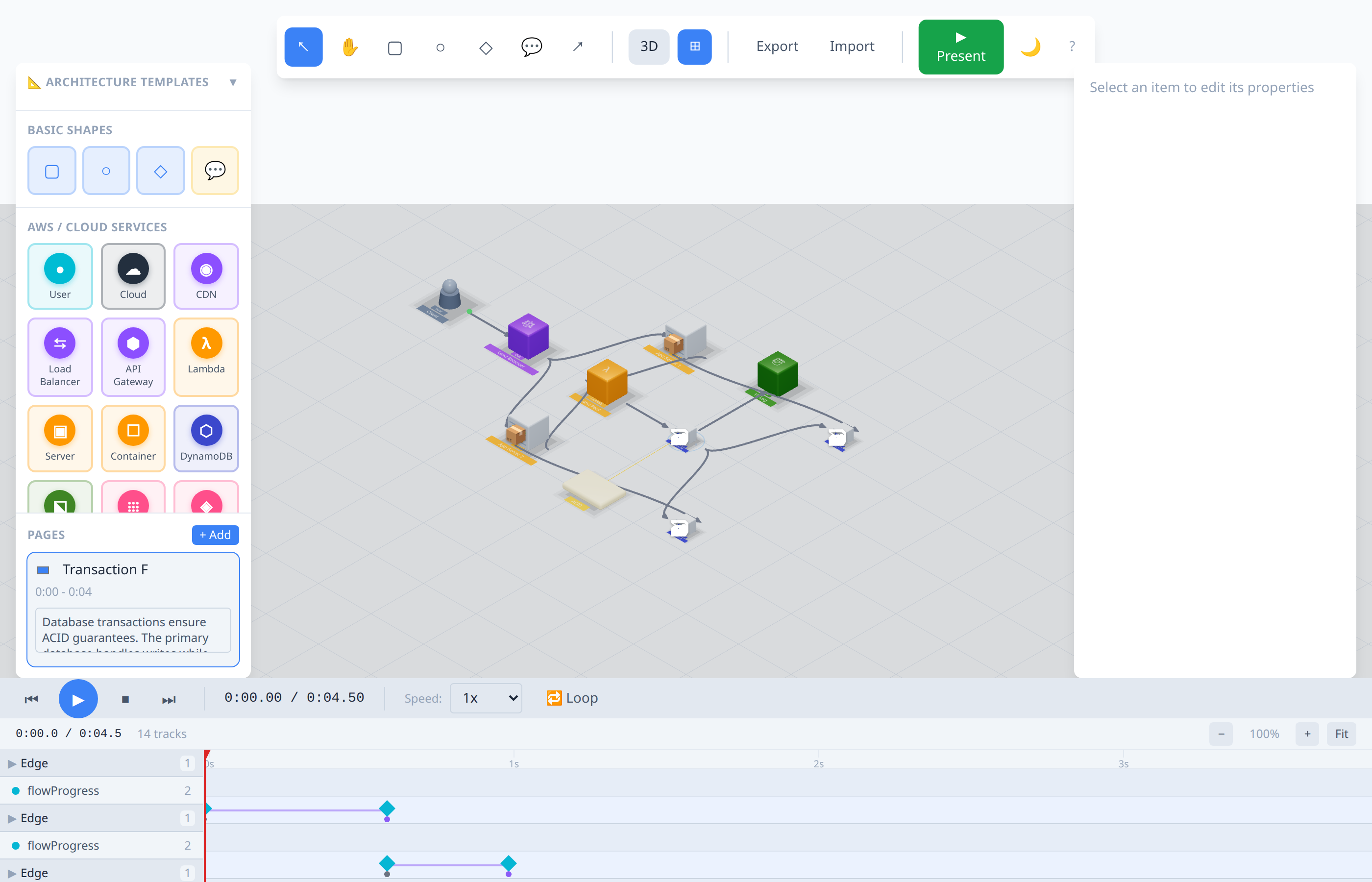 Database Transactions 3D