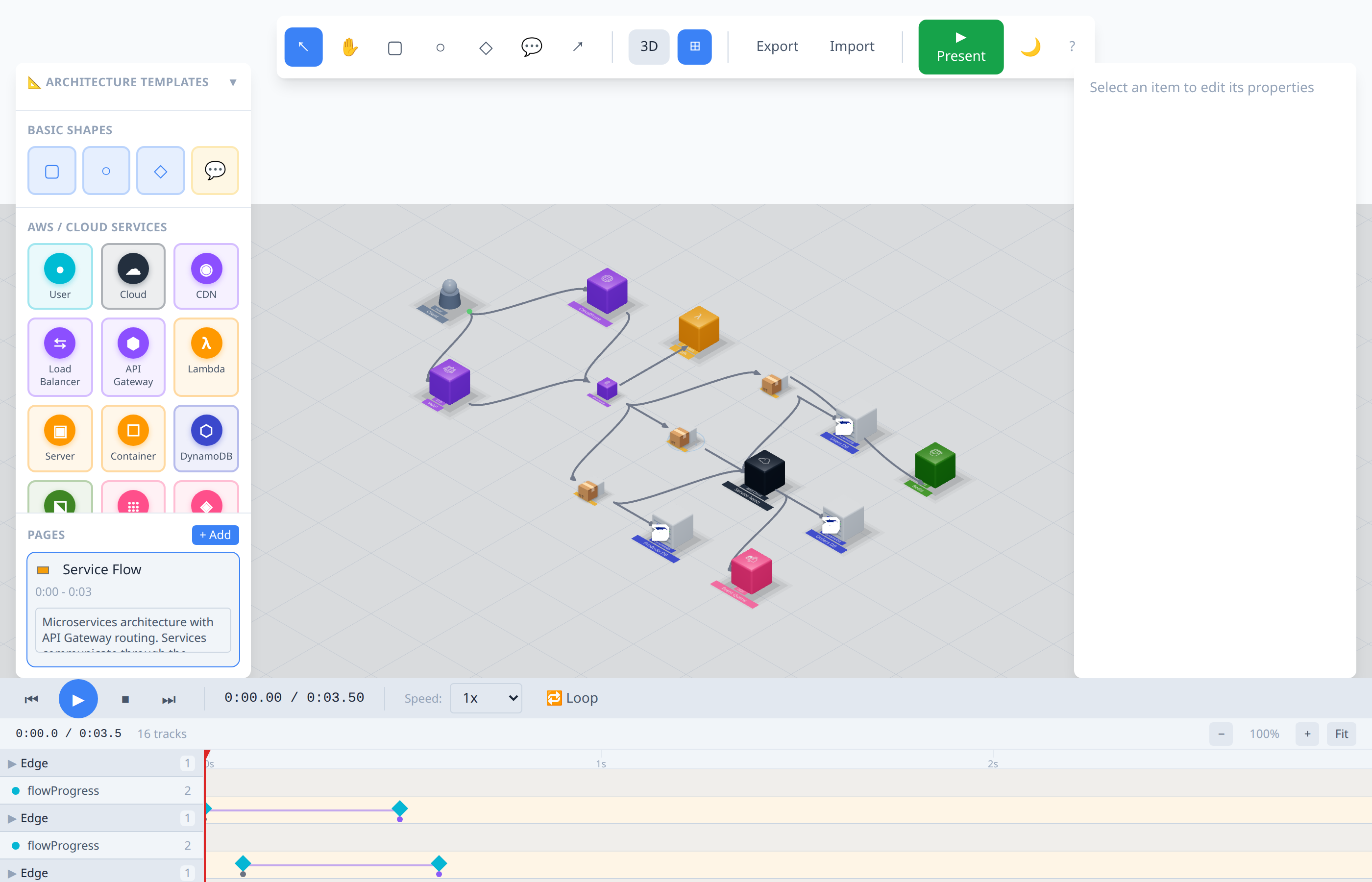 Microservices 3D